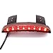 Motorcycle LED Rear Brake License Plate Tail Light Stop Running Lamp for Harley Davidson Cruiser(Smoke Lens)
