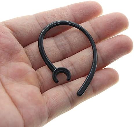 Lot de 10 crochets d’oreillette Bluetooth de rechange, noir