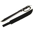 Snake Eye Tactical Full-Tang Fixed Blade Machete w/Sheath Outdoors Hunting Camping Fishing (770BK)