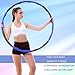 OKUSKY | Hula Weighted Hoop for Adults | Hoola Weighted Hoop | 8 Sections | Stainless Steel | Weight Loss | Weighted Hulu Hoop | Holahoops | | Exercise | Fitness | Workout | (Custom Color)