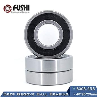 Ochoos 6308RS Bearing ABEC-3 (1 PCS) 409023 mm Deep Groove