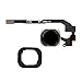 FirefixTM Touch ID Sensor Home Button Main Key Flex Cable With Rubber Gasket & Screwdrivers Replacement for Iphone 5S and SE(Black)