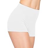 ALWAYS Women Yoga Shorts - Soft Stretch Athletic Running Dance Safety Pants