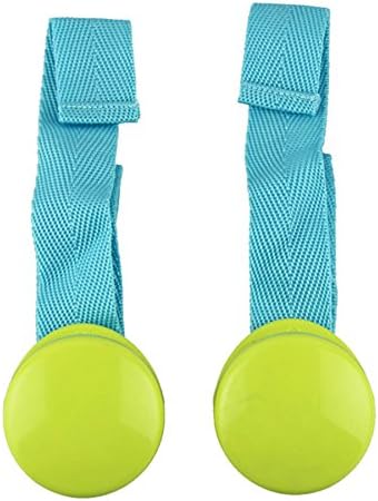 Amigo Global Multipurpose Baby Cart Clip Baby Blanket Smooth Bright Color Anti Kick 2 PCS - Green