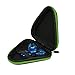 Creazy Gift For Fidget Hand Spinner Triangle Finger Toy Focus ADHD Autism Bag Box Case (Green)