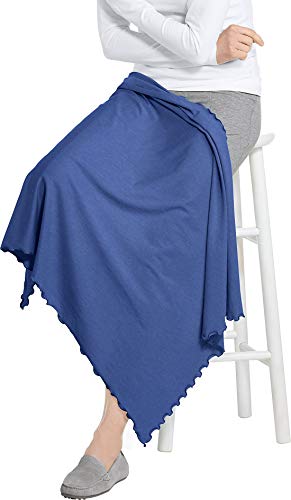 Coolibar UPF 50+ Sun Blanket - Sun Protective (One Size- Empire Blue)