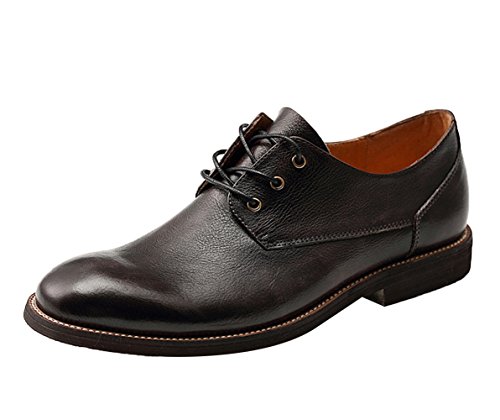 ICEGREY Men's Classic Oxford Lace up Dress Formal Shoes Black 39