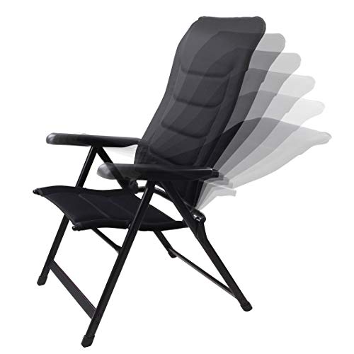 your GEAR Sovana 3D - XXL Gartenstuhl Hochlehner - 6-Fach Verstellbarer Klappstuhl - Quick Dry Polsterung & 3D Mesh-Bezug - Ergonomischer Gartensessel – Bild 4