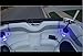 Amarine Made (Set of 4) 3 LED Blue Stainless Steel Cup Drink Holder with Drain & LED Blue Marine Boat Rv Camper