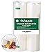 O2frepak 2Pack (Total 100Feet) 8x50 Rolls Vacuum Sealer Bags Rolls with BPA Free,Heavy Duty Vacuum Food Sealer Storage Bags Rolls,Cut to Size Roll,Great for Sous Vide