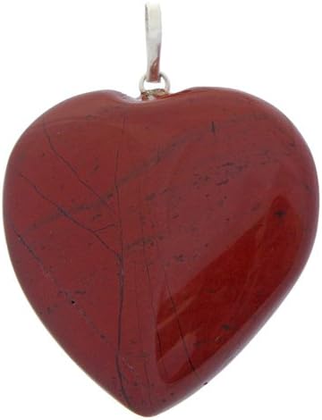 Red Jasper Heart Pendant