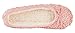 MIXIN Women's Ballerina Slippers Elegant Comfortable Knitted Woolen Soft Sole Indoor House Shoes (7 US Women, Pink1)