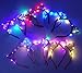 Karen accessories Light up Cat Ears Headbands,LED Flash Costume Kitty Ears 8pcs