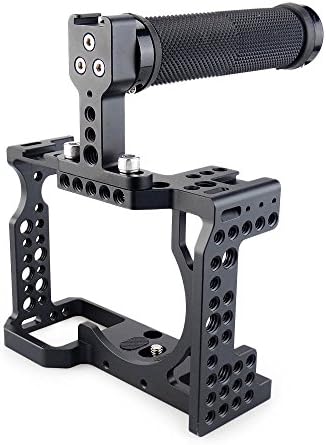 ACCSTORE DSLR Camera Cage with Top Handle for Sony A7II /A7III /A7SII /A7M3 /A7RII /A7RIII Camera to Quick Release Extension Kit