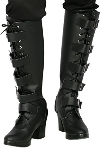 Selene Boots Deluxe Black PU Knee-high Women Cosplay Underworld Shoes