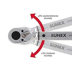 SUNEX TOOLS 20250, 1/2" Drive, 48T Torque