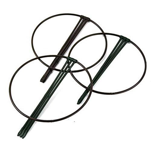 Creation Core 3Pcs Plastic Plant Support Stakes Lodging-Resistant Flower Supports DIY Garden Pot Climbing Trellis - Thumbnail 5