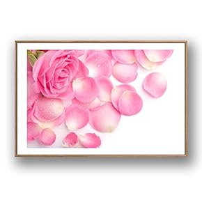 Framed Canvas Wall Art for Living Room, Bedroom Rose Flowers Canvas Prints for Modern Home Decoration Ready to Hang - 16"x24" inches