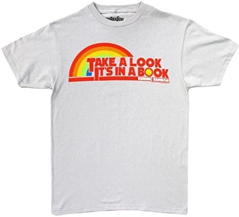 Reading Rainbow Take A Look It's In A Book Adult T-Shirt (Adult XXX-Large)