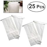 ULTNICE 25pcs Sacs Barf jetables Voyage Vomit Sacs (Blanc)
