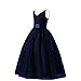 Glamulice Navy Blue Flower Girl Lace Bridesmaid Dress Long A Line Wedding Pageant Dresses Tulle Spaghetti Strap Party Gown Princess Kids Birthday Maxi Prom Ballgown 12 13 Girls Evening Gowns Christmas