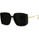 BOLON Women Cool Oversized Wrap-around Trendy Sunglasses, Exclusive Eyewear Brand of EssilorLuxottica