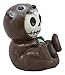 Ebros Furrybones Otto The Sea Otter Figurine Furry Bones Otter Hooded Skeleton Monster With Blue Shell Necklace Cute Collectible Sculpture Decorative Toy