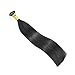 100S Stick I- Tip Hair Extensions Remy Human Hair Extensions Black Straight 50g (18 Inch, 1 Jet Black)