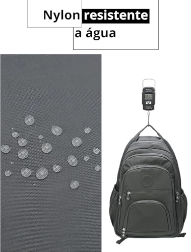 Mochila Feminina Masculina Tactel Notebook Escolar Resistente Grande Costas Juvenil Escola Preta