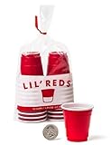Lil' Reds Mini Cup Shot Glasses - Pack of 20