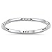 Thin Stackable Clear CZ Cute Thumb Ring New .925 Sterling Silver Band Sizes 4-10