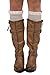 Modern Boho The Original 2 Button Lace Boot Cuffs (Oatmeal)