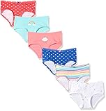 Carter's Little Girls' 6-Pack Underwear, Multi Rainbow, 2-3
