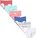 Carter's Little Girls' 6-Pack Underwear, Multi Rainbow, 2-3