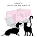 Ferplast Atlas 10 Cat and Dog Carrier, Fuchsia Pink