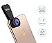 BVH Pro 3 in 1 Camera Lens Kit 185° Fisheye Lens + 0.65X Wide Angle Lens + 10X Macro Lens with Universal Clip for iPhone 7/8 Samsung S7/S8 Edge and Most Smartphones.