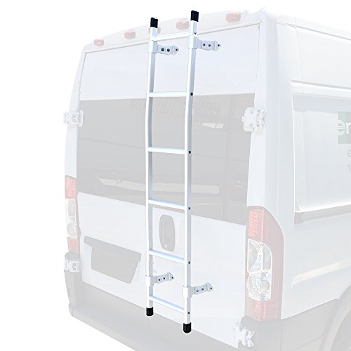 Vantech ear Access Ladder. Fits Sprinter, ProMaster, Transit Cargo & Nissan NV and full-size vehicles, Low Roof (68") White