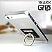 TRAKK Grip Clever Universal Ring Mount and Cradle for All Smartphones and Tablets, Cell Phone Holder, Apple, iPhone, IPad, Samsung, Nexus, Xiomi, LG, Mount Stand Holder Kickstand in Black Color