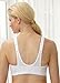 Glamorise Women's Double Layer Custom Control Sport Bra , White , 42DD