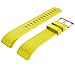 For Fitbit Charger 2 Band, Silicone Band, FreshZone Newest Premium Replacement Accessories Wrist Band for Fitbit Charge 2 [Large,Small] (Yellow)