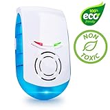 Livin' Well Ultrasonic Pest Repeller Plug in - Electronic Indoor Mouse, Rat, Spider, Mice and Rodent Repeller Plug in, LED Pest Repellent Plug in Device (1pk)