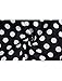 uxcell Men's Shirts Polka Dots Long Sleeve Slim Fit Printed Black Dress Button Down Shirt 44