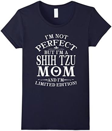 Womens Mother shirt  I'm Shih-Tzu mom I'm limited edition XL Navy