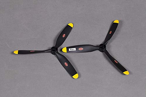 Kamas 1400mm 1.4m B25 B-25 Propeller 9x6.5 (3-Blade, CW&CCW) FMSPROP008 RC Airplane Aircraft Model Plane Part Accessories Mitchell