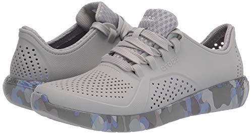 crocs tennis shoes camo bottom