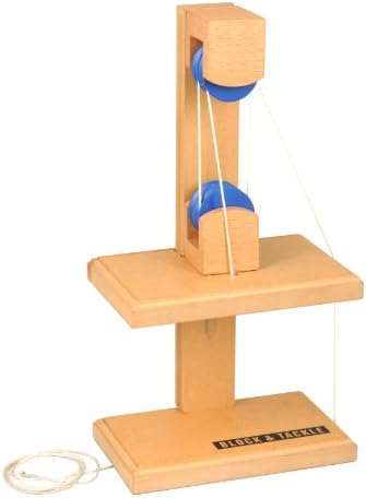 Simple Wooden Machine: Block and Tackle Model, (92317)
