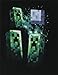 Minecraft Three Creeper Moon Youth Short Sleeve Black Tee Shirt
