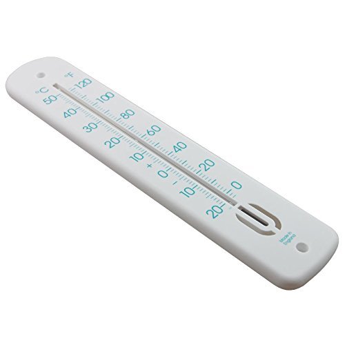Large Outdoor Thermometer - 380 mm Garden Thermometer Outdoor For Use In Garden Greenhouse Patio Sun Terrace Shed Allotment Wall Classic Indoor Outside Temperature Gauge