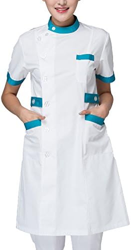 SongXin Medical Uniform Nurse Scrub Dress Stand Up Collar L