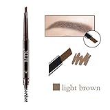 Gracefulvara Waterproof Eyebrow Pen Pencil With Brush Makeup Cosmetic,3# light brown